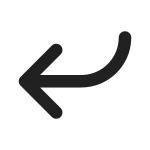 Arrow Reply Down SVG Icon
